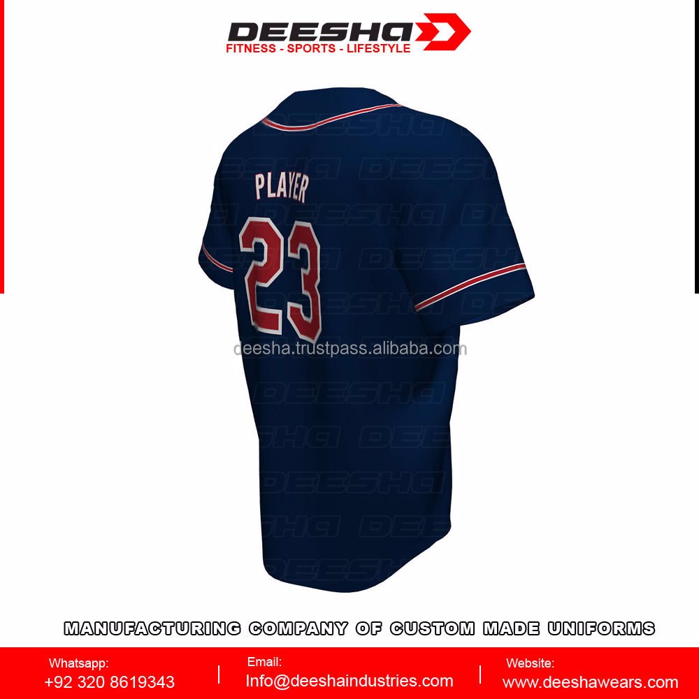 Baseball 2 Button Thunder Jersey - view 2