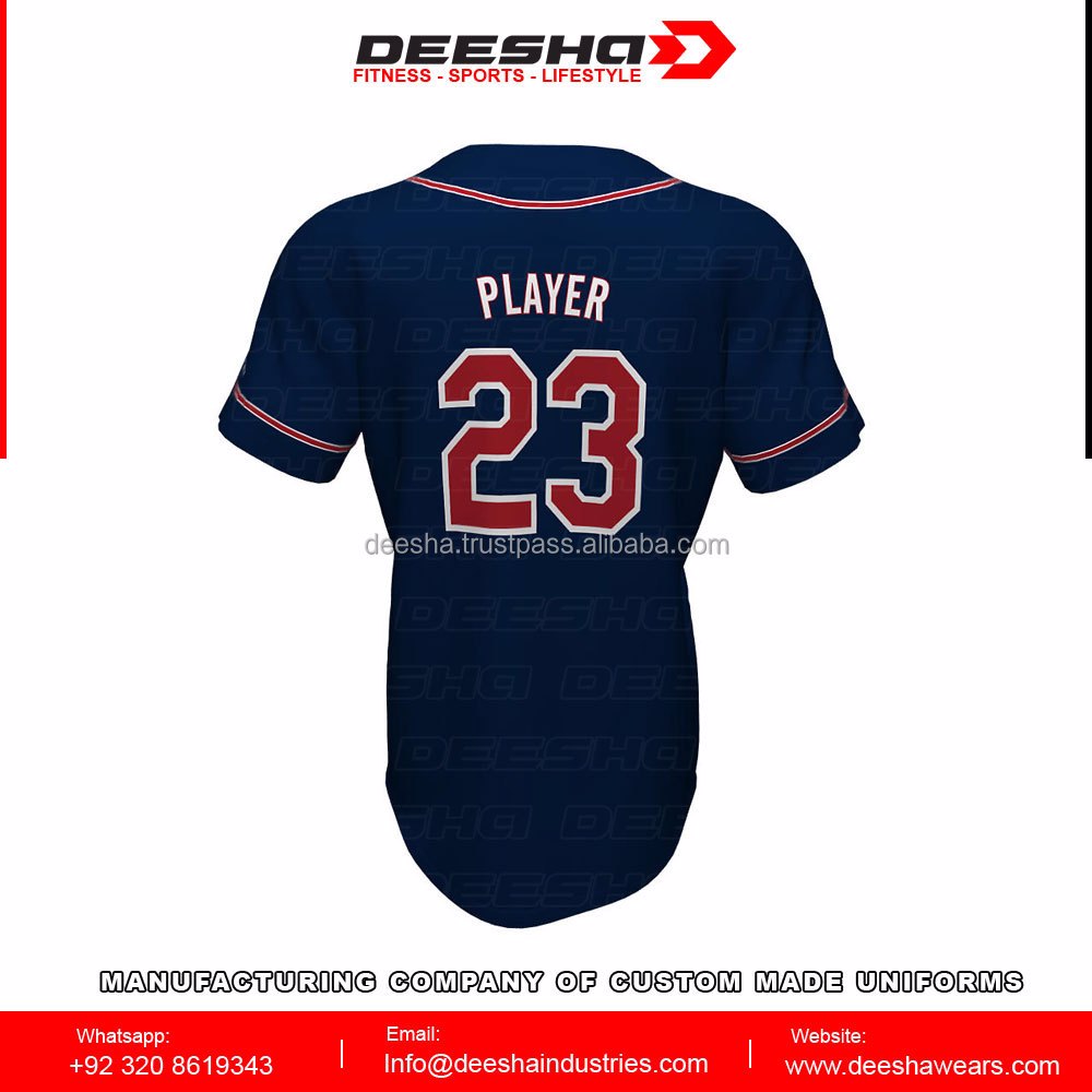 Baseball 2 Button Thunder Jersey - view 3