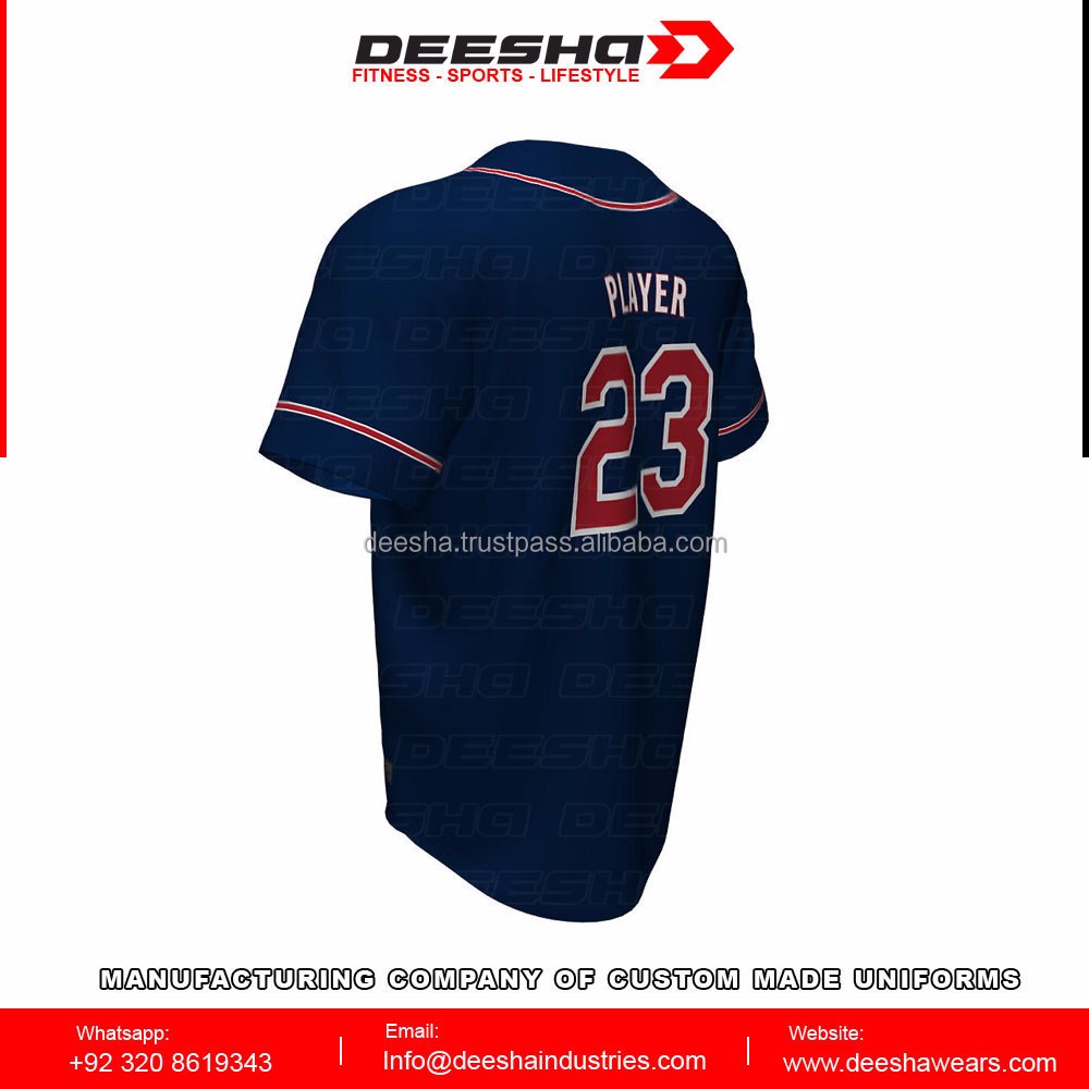 Baseball 2 Button Thunder Jersey - view 4