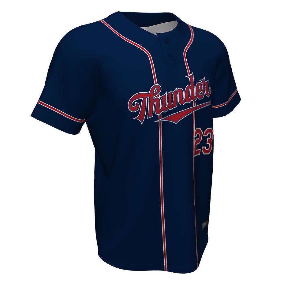 Baseball 2 Button Thunder Jersey - view 5