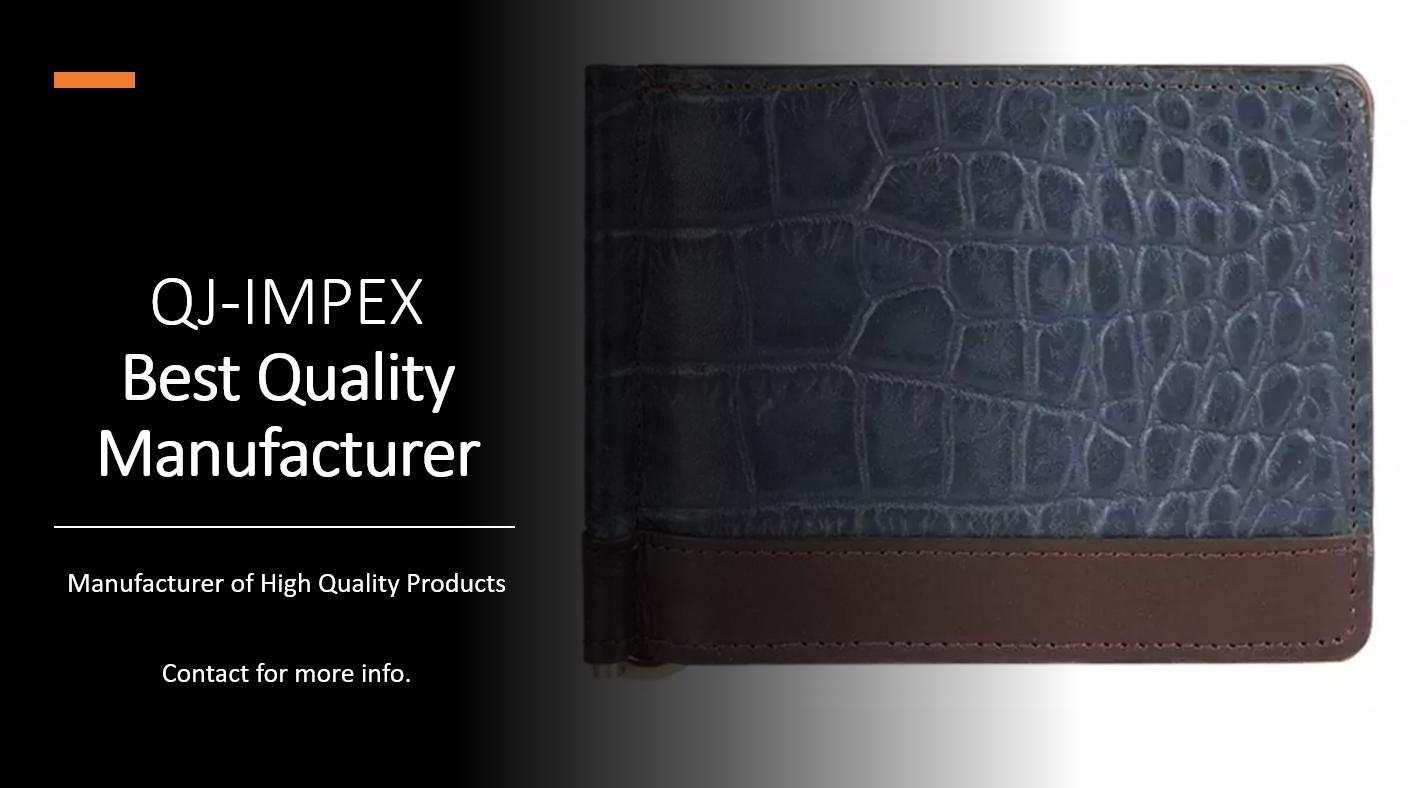 Casual Men Slim Custom Logo Leahter Wallets - view 9