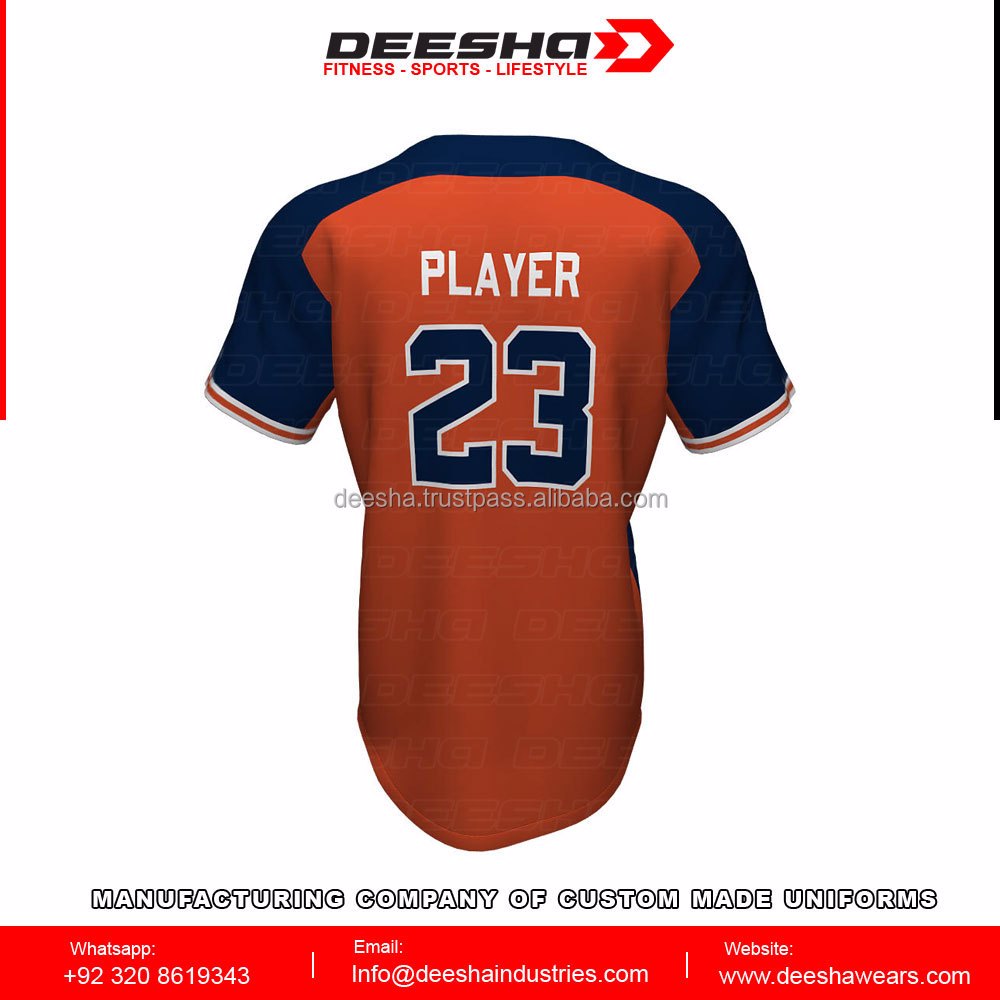 Baseball 2 Button Tigers Jersey - view 3