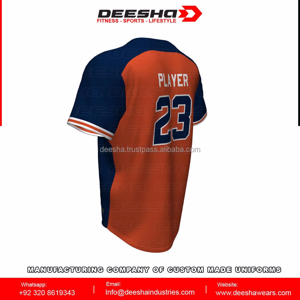 Baseball 2 Button Tigers Jersey - view 4