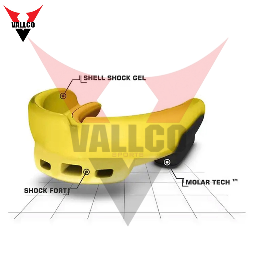 Yellow Color Good Selling Make Own Newest Teeth Care Hand Made Best Material Boxing Mouth Guard - view 5