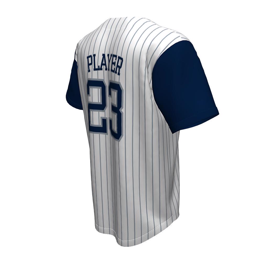 Baseball Full Button Warriors Jerseys - view 8