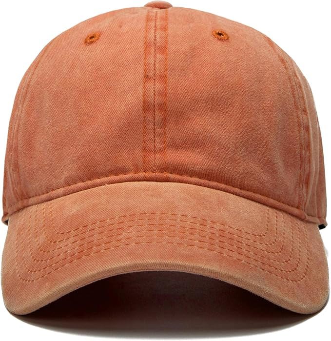 Men Women Baseball Cap-Low Profile Adjustable Washed Cotton Golf Dad Hat