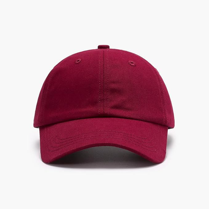 Low Profile Baseball Cap for Men Women - Cotton Dad Hat-Classic Adjustable Unconstructed Plain Hat