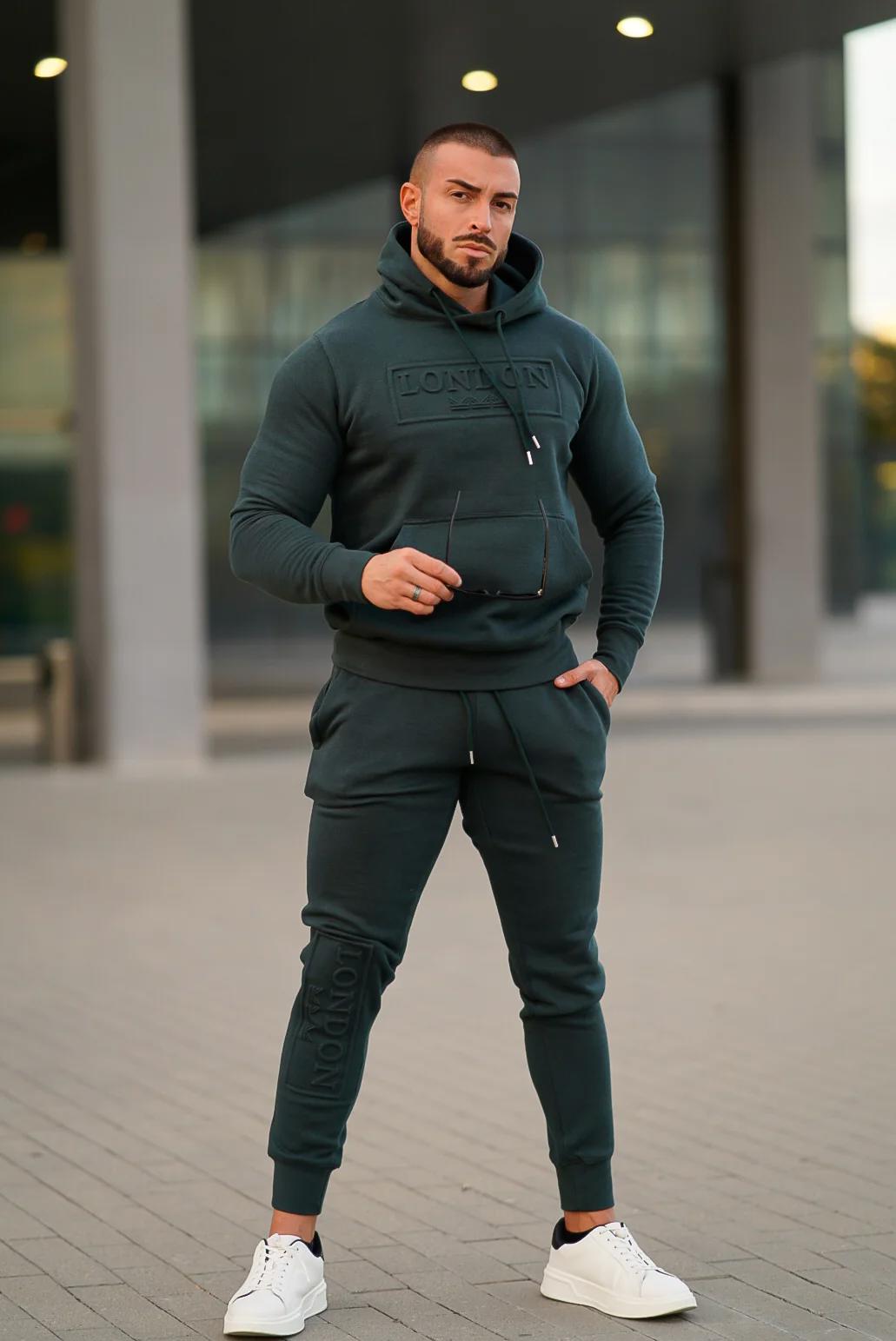 Embossed Cotton Tracksuit (customization available) - view 2