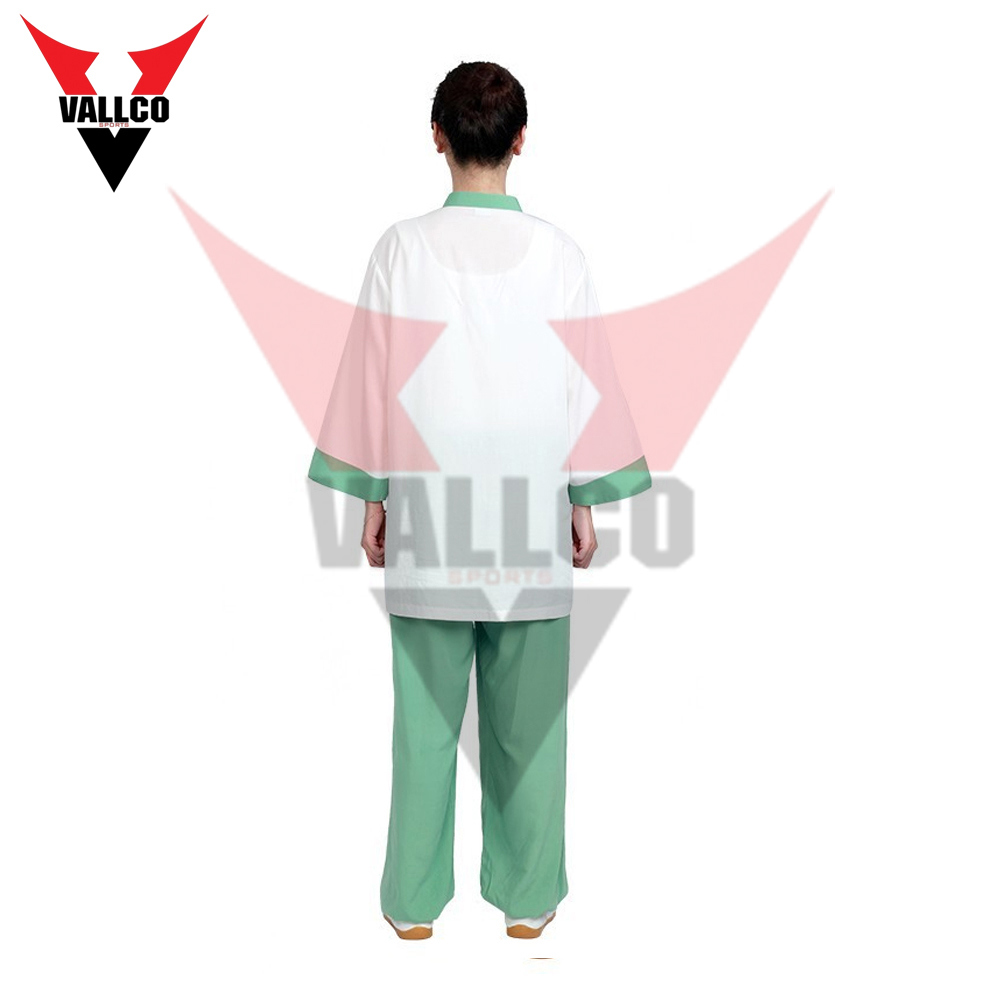 White Green High Quality Best Supplier New Arrival Premium Product Kung Fu Uniform  - view 3
