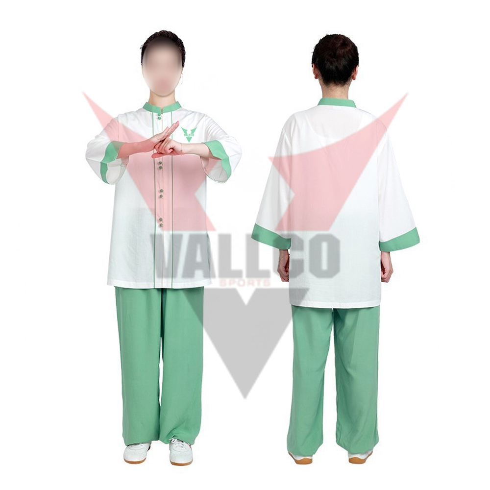 White Green High Quality Best Supplier New Arrival Premium Product Kung Fu Uniform  - view 8