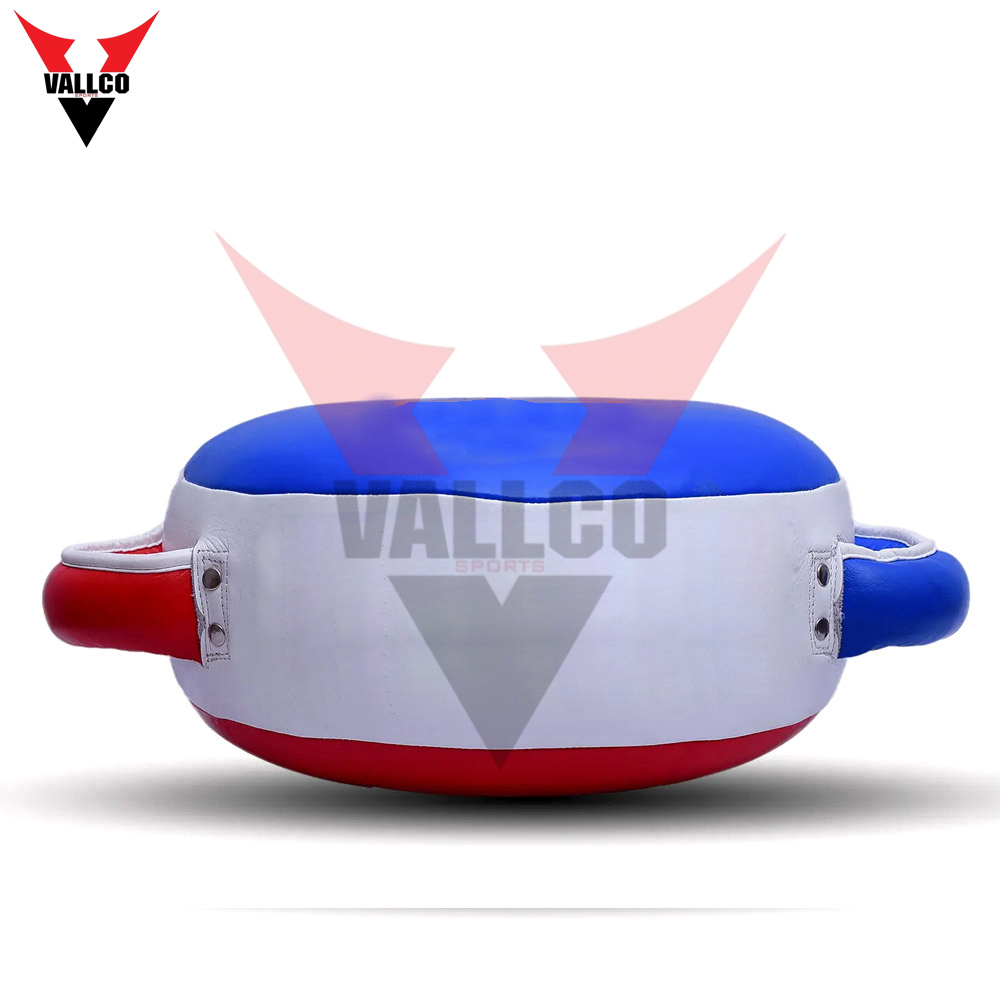 2025 Blue & Red Round Good Selling High Quality Pu Leather Customization Logo Boxing Punching Shield - view 2