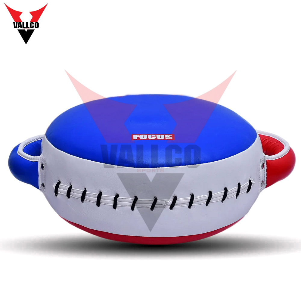 2025 Blue & Red Round Good Selling High Quality Pu Leather Customization Logo Boxing Punching Shield - view 9