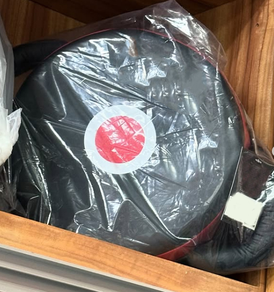 2025 Blue & Red Round Good Selling High Quality Pu Leather Customization Logo Boxing Punching Shield - view 13