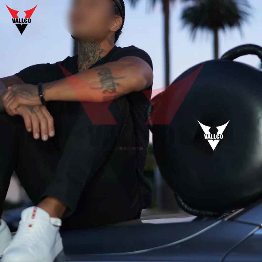 In Solid Black Color Good Quality Competitive Price Pu Leather New Arrival Boxing Punching Shield  - view 10