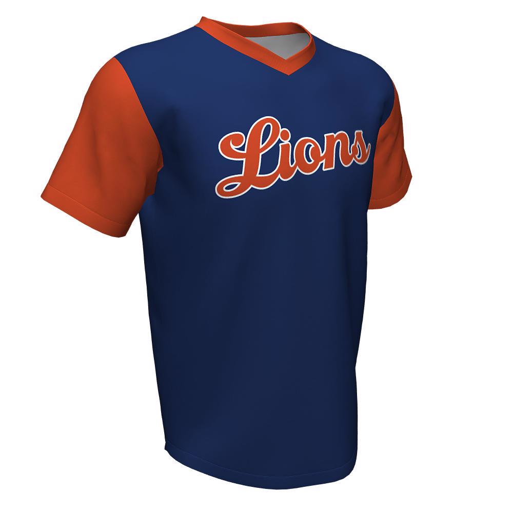 Baseball V Neck Lions Jersey - view 5