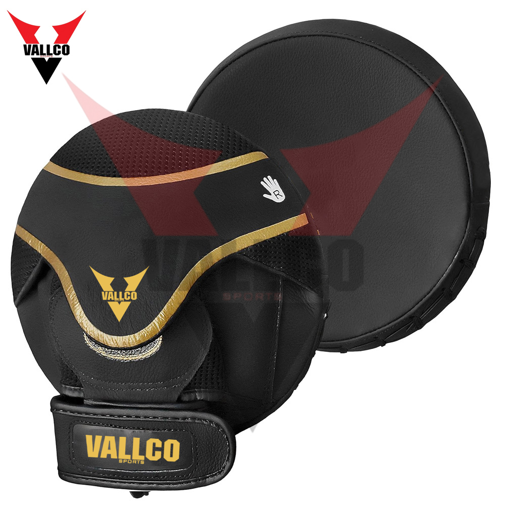 Curved Shaped High Quality PU Leather Best Supplier Customized Logo Print Boxing Punching Shield - view 5