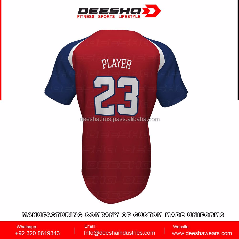 Baseball 2 Button Pioneers Jersey - view 3