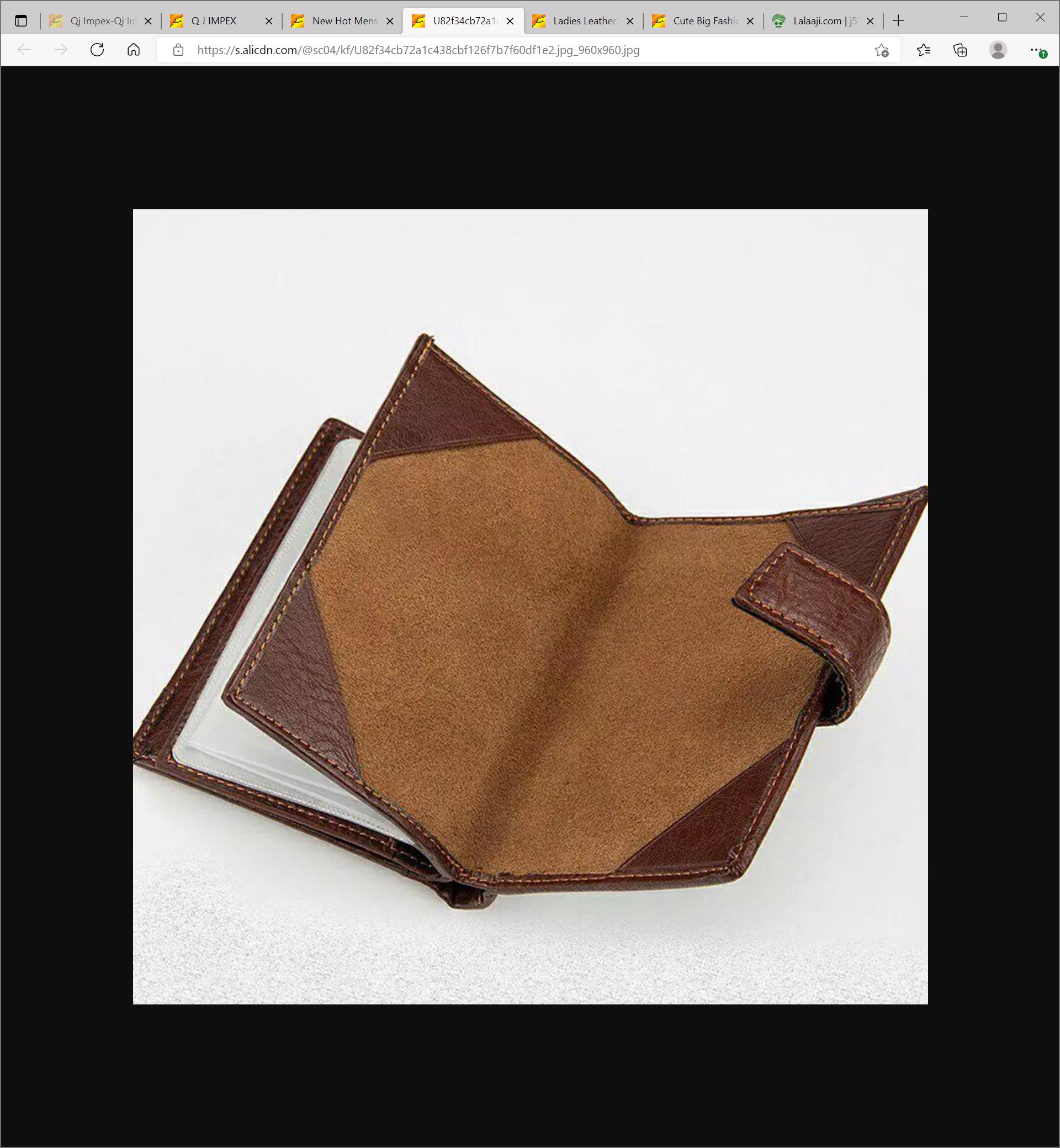 Casual Men Slim Custom Logo Leahter Wallets - view 5