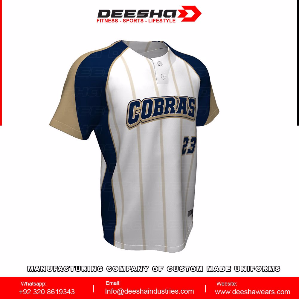Baseball 2 Button Cobras Jersey