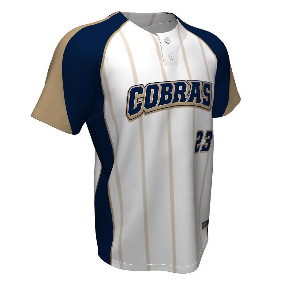 Baseball 2 Button Cobras Jersey - view 5