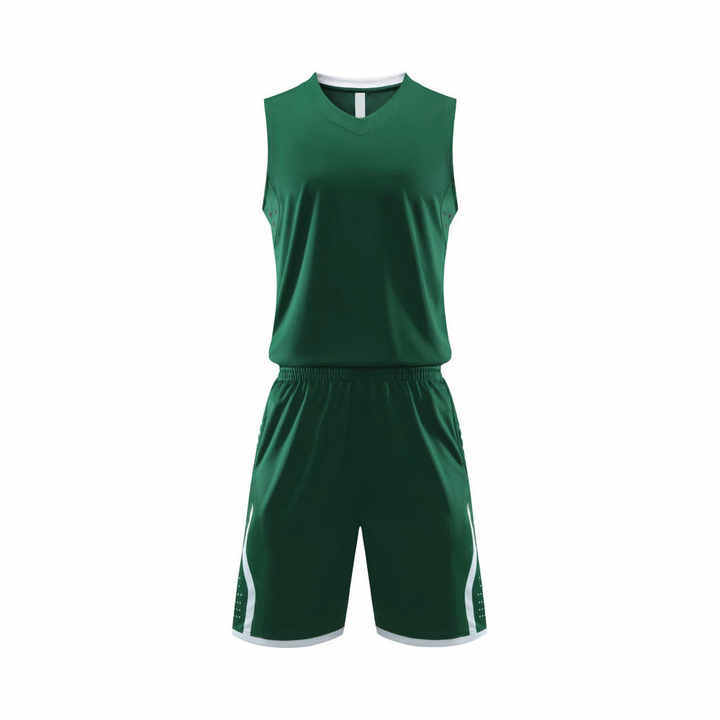Basketball Uniform Sets Anti-bacterial Men's Breathable Quick Dry Basketball Jersey and Shorts Sets - view 5