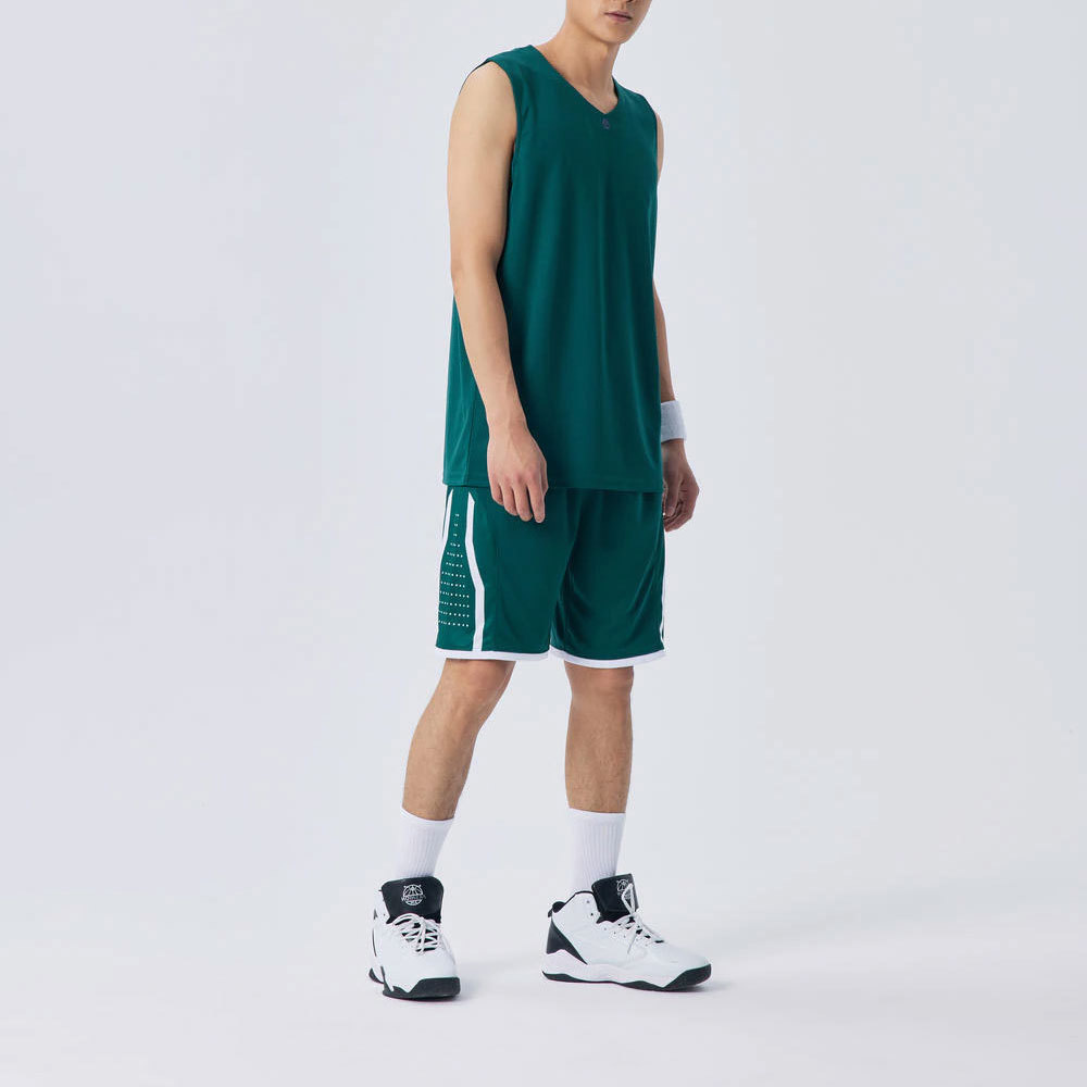Basketball Uniform Sets Anti-bacterial Men's Breathable Quick Dry Basketball Jersey and Shorts Sets - view 8
