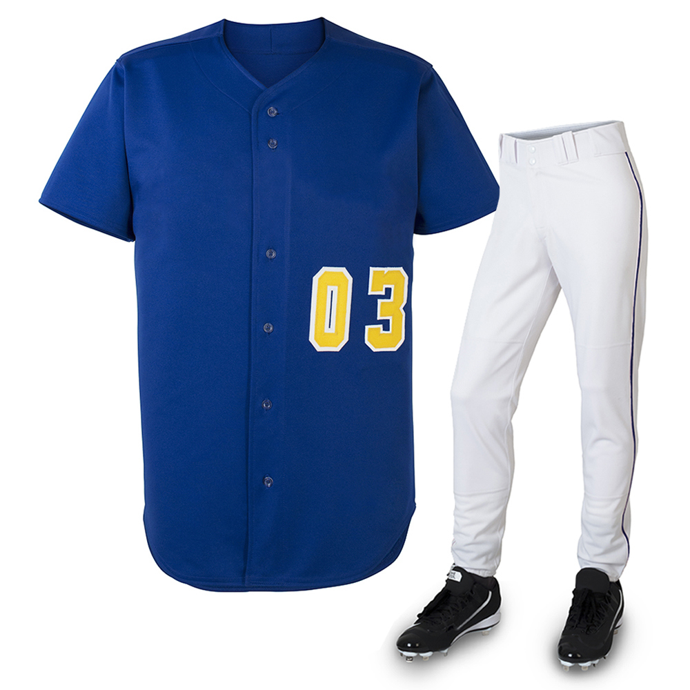 Custom Logo Printed Best Quality Casual Sports Baseball Uniforms New Plain Style Sportswear Sets - view 6