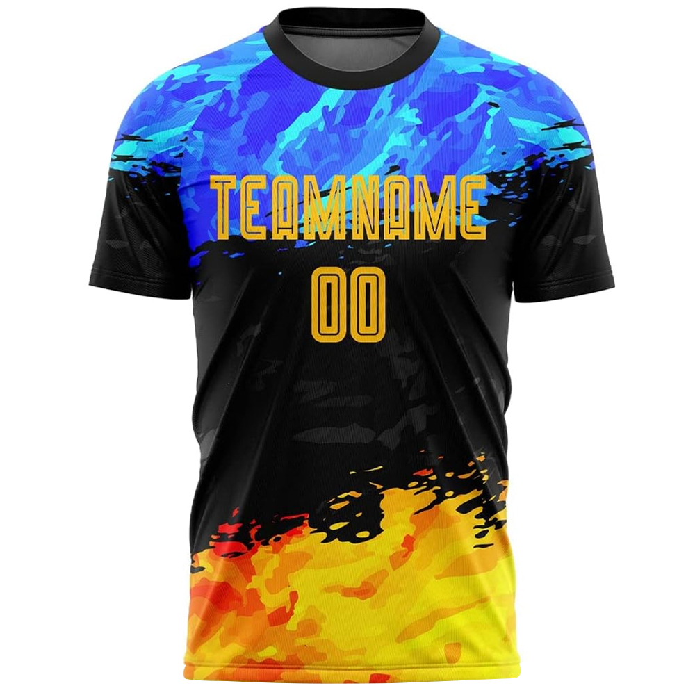Sublimation Printed Football Soccer Jersey 100% Polyester Soccer Sports Football Shirt - view 10