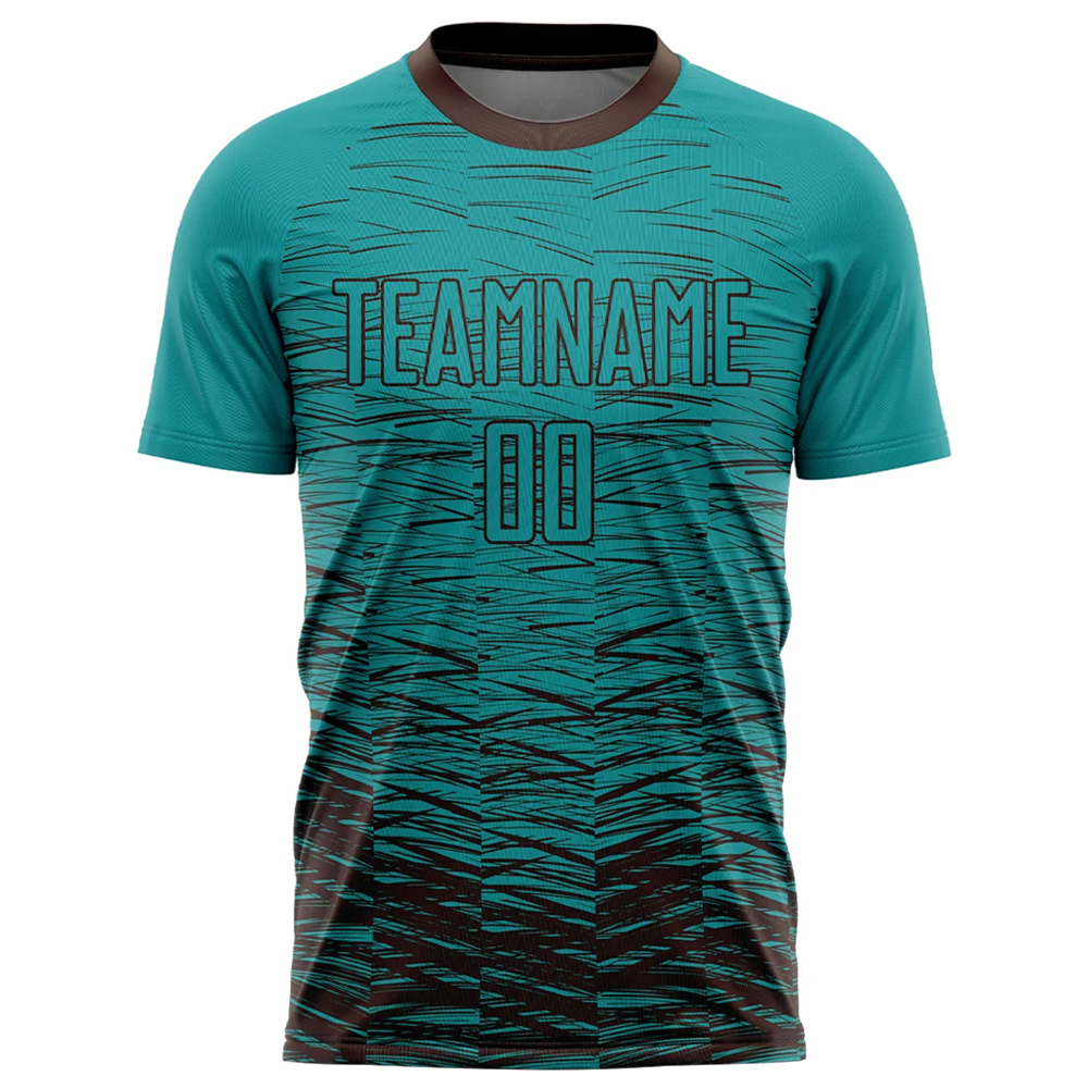 Sublimation Printed Football Soccer Jersey 100% Polyester Soccer Sports Football Shirt - view 13