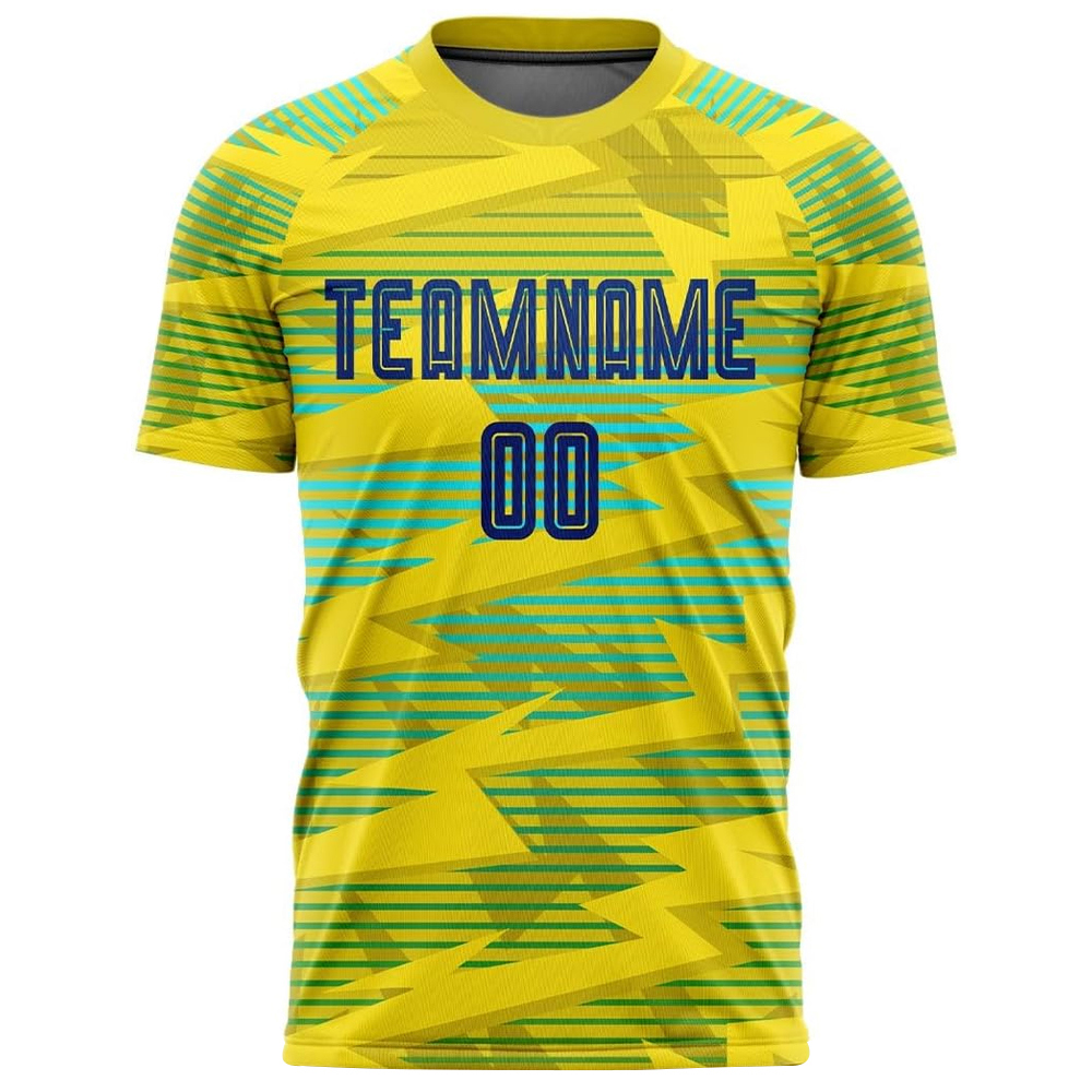 Sublimation Printed Football Soccer Jersey 100% Polyester Soccer Sports Football Shirt - view 14