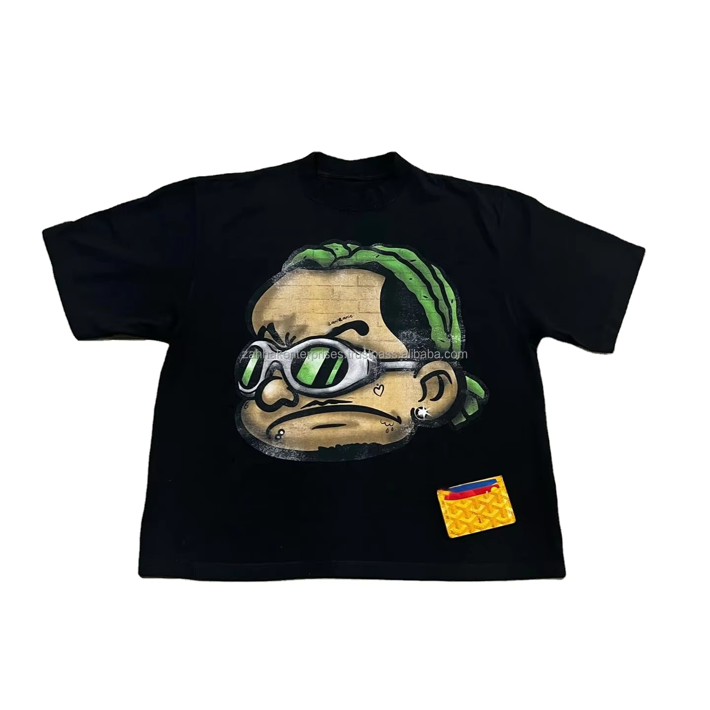 Wholesale Custom Men's T-shirts Solid Color Oversized 100% Cotton Heavy Weight 300gsm t Shirt Men's