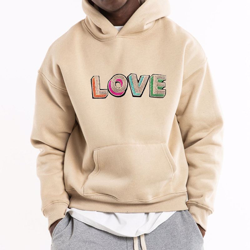 High quality heavy weight cotton stringless hoodie blank custom men streetwear custom logo hoodie