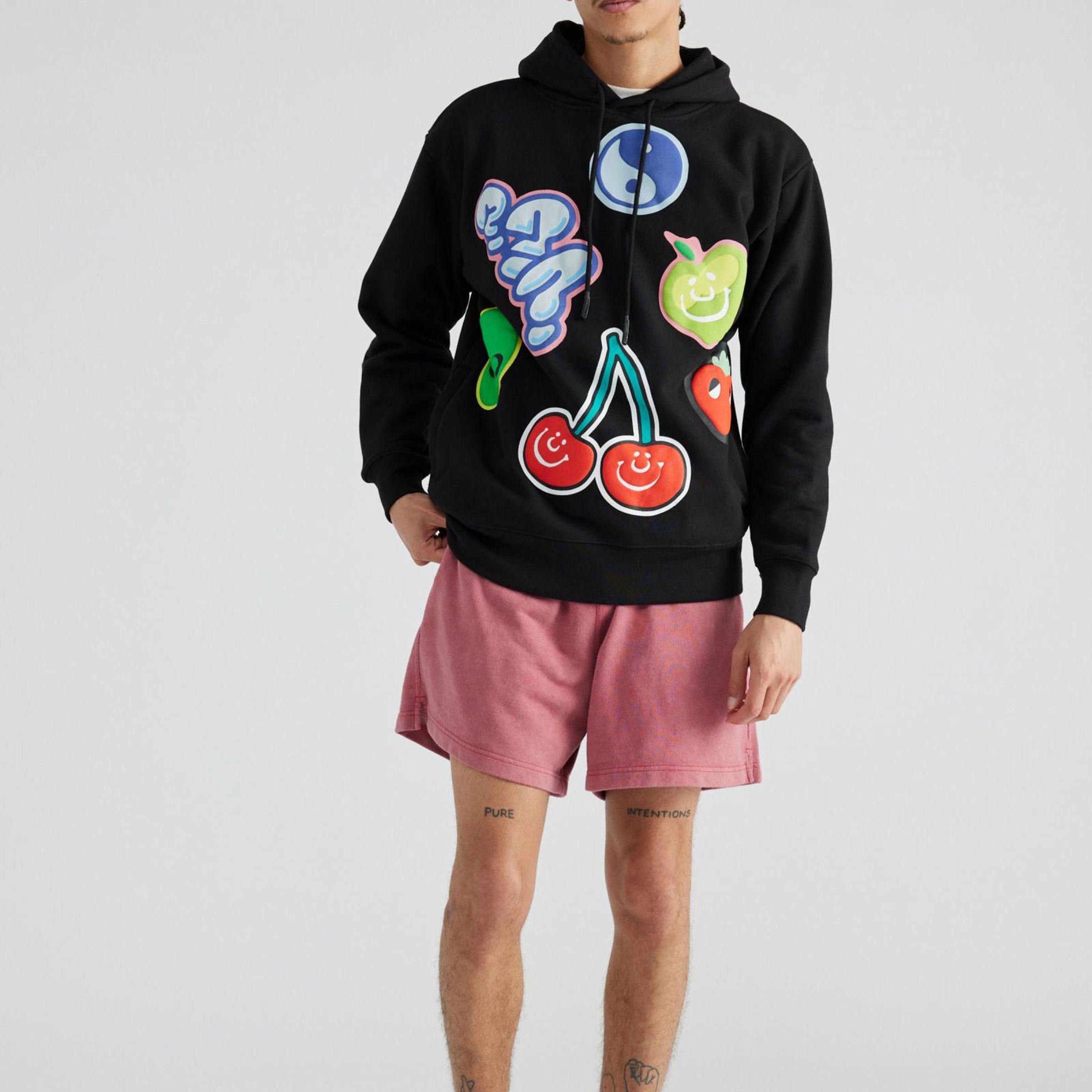 Premium 450 GSM Heavyweight Cotton Fleece Puff Print Hoodie Streetwear Oversized Fit Customizable  - view 3