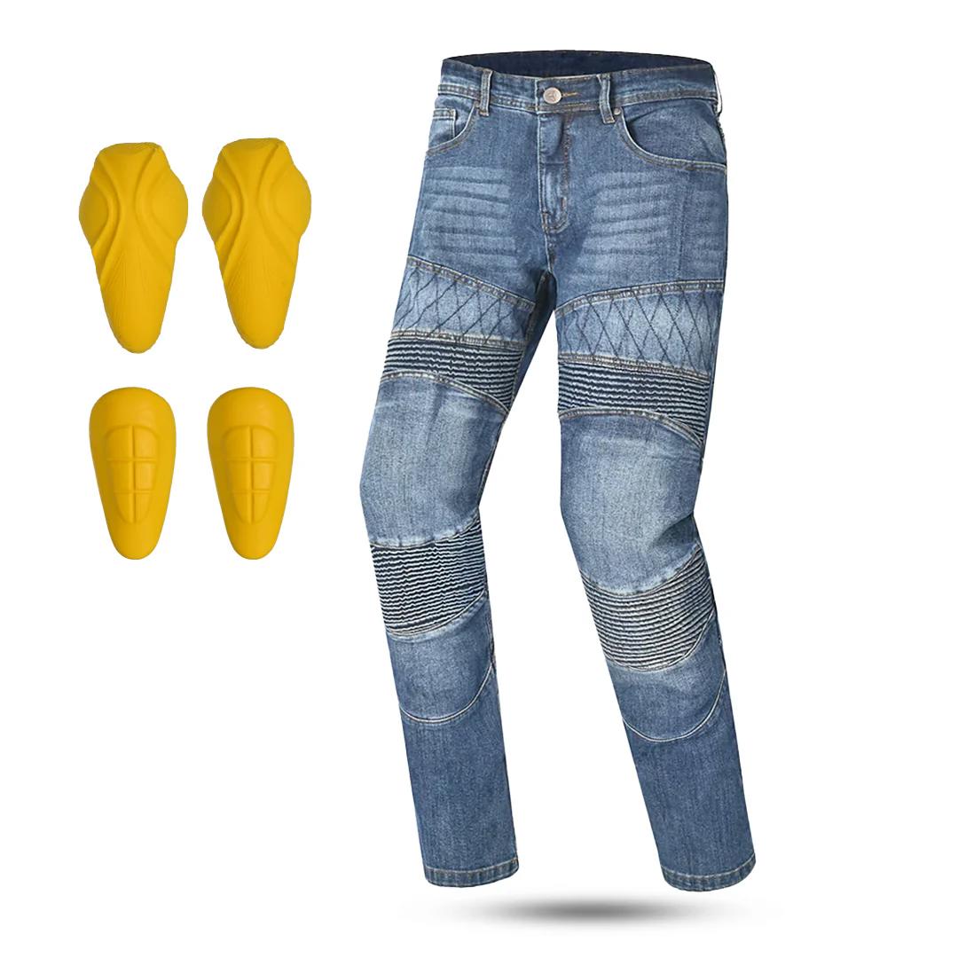 Torque Tex Shadow Cruise Kevlar 34L Motorcycle Denim Pants for Men and Women