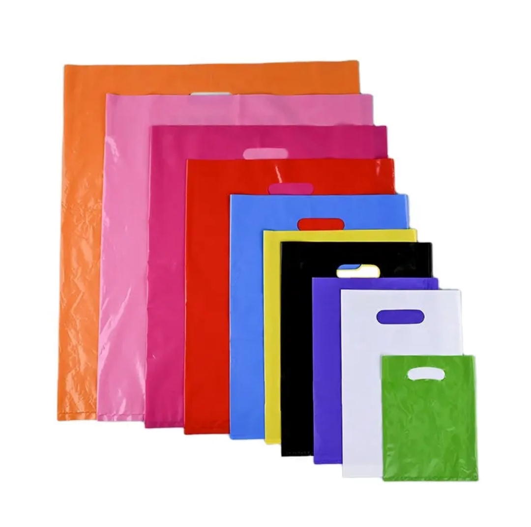 Plastic Shopping Bags | Thankyou Bags | T-Shirt, Die Cut Shopper - view 5