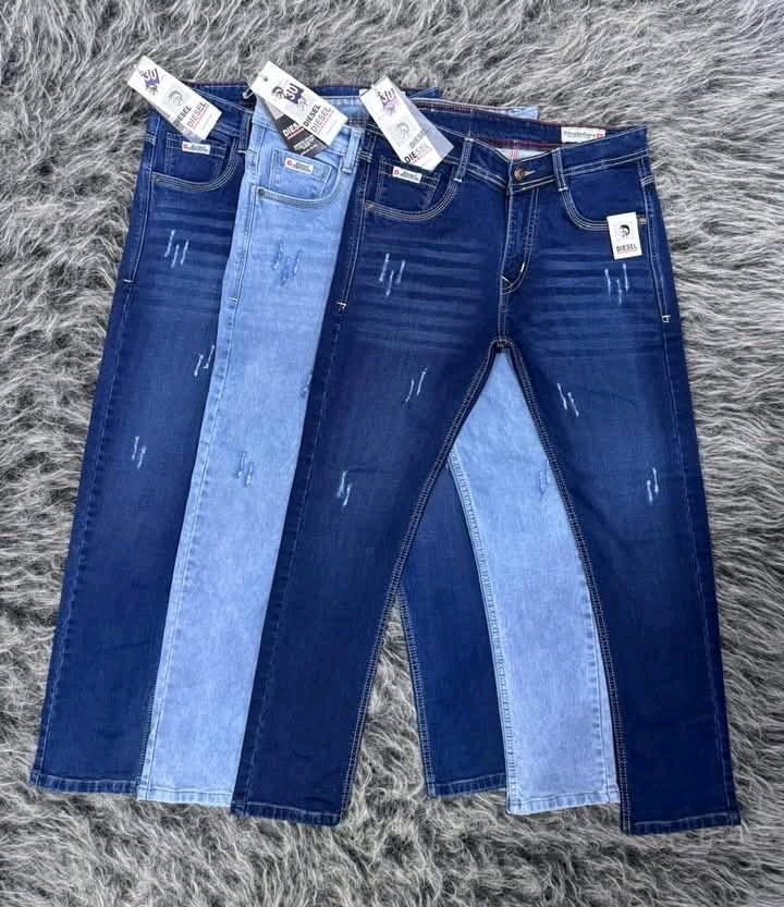 Basic 5 Pocket Denim Jeans For Men