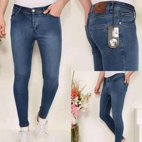 Basic Five Pocket Jeans for Men - view 2
