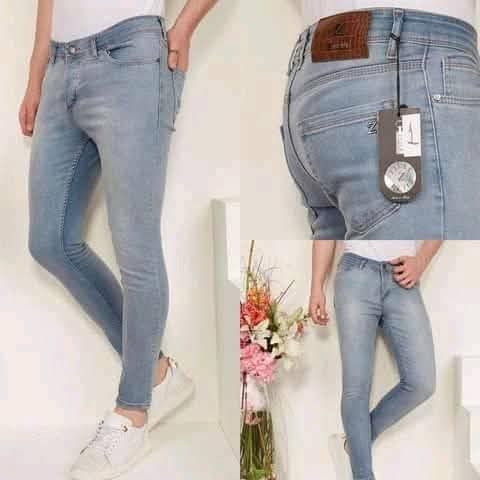 Basic Five Pocket Jeans for Men - view 3