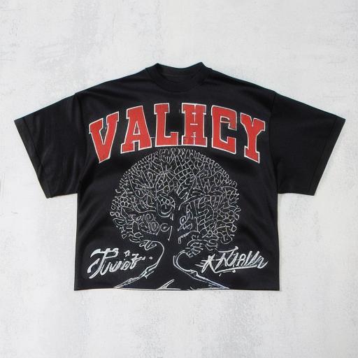 Wholesale Custom Graphic Silk Screen Printing Boxy Crop Thick Cotton Oversized Streetwear T-Shirts