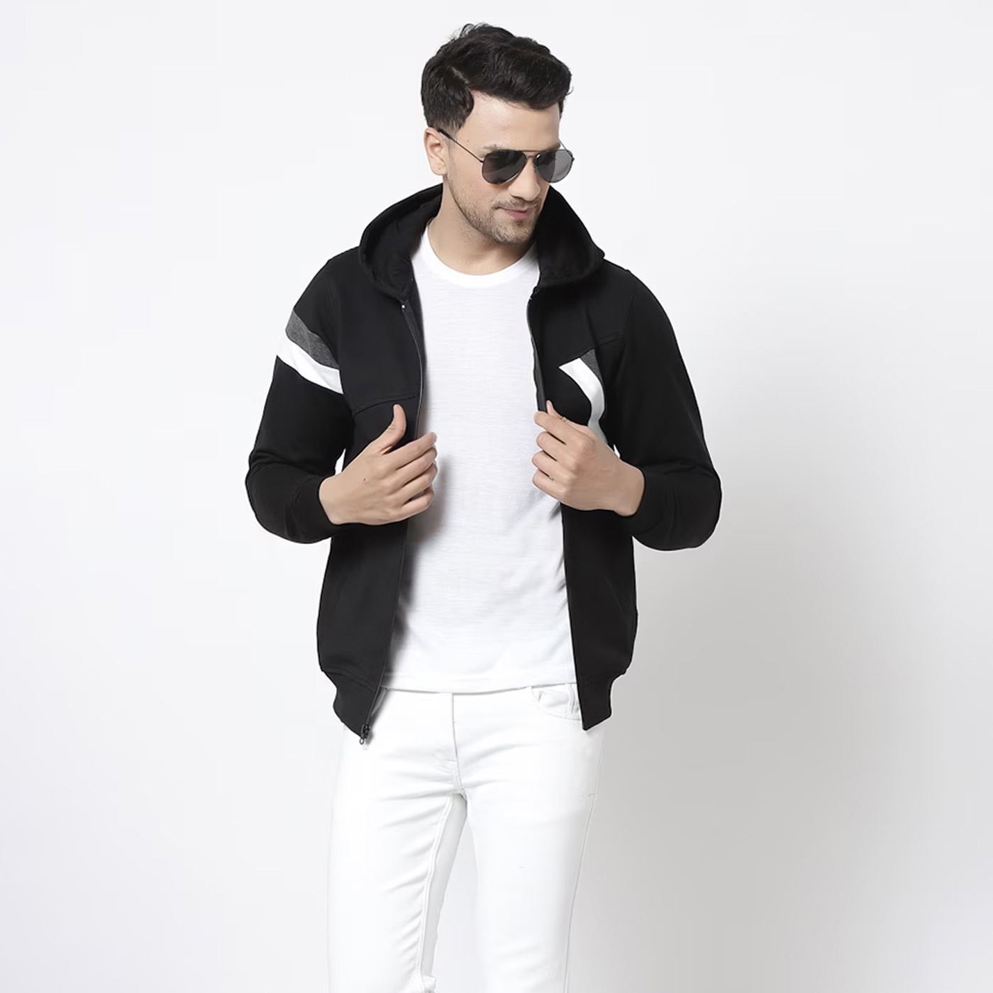 High Quality 400 GSM Heavyweight Cotton Fleece Puff Print Hoodie Street Style Custom Logo Pullover