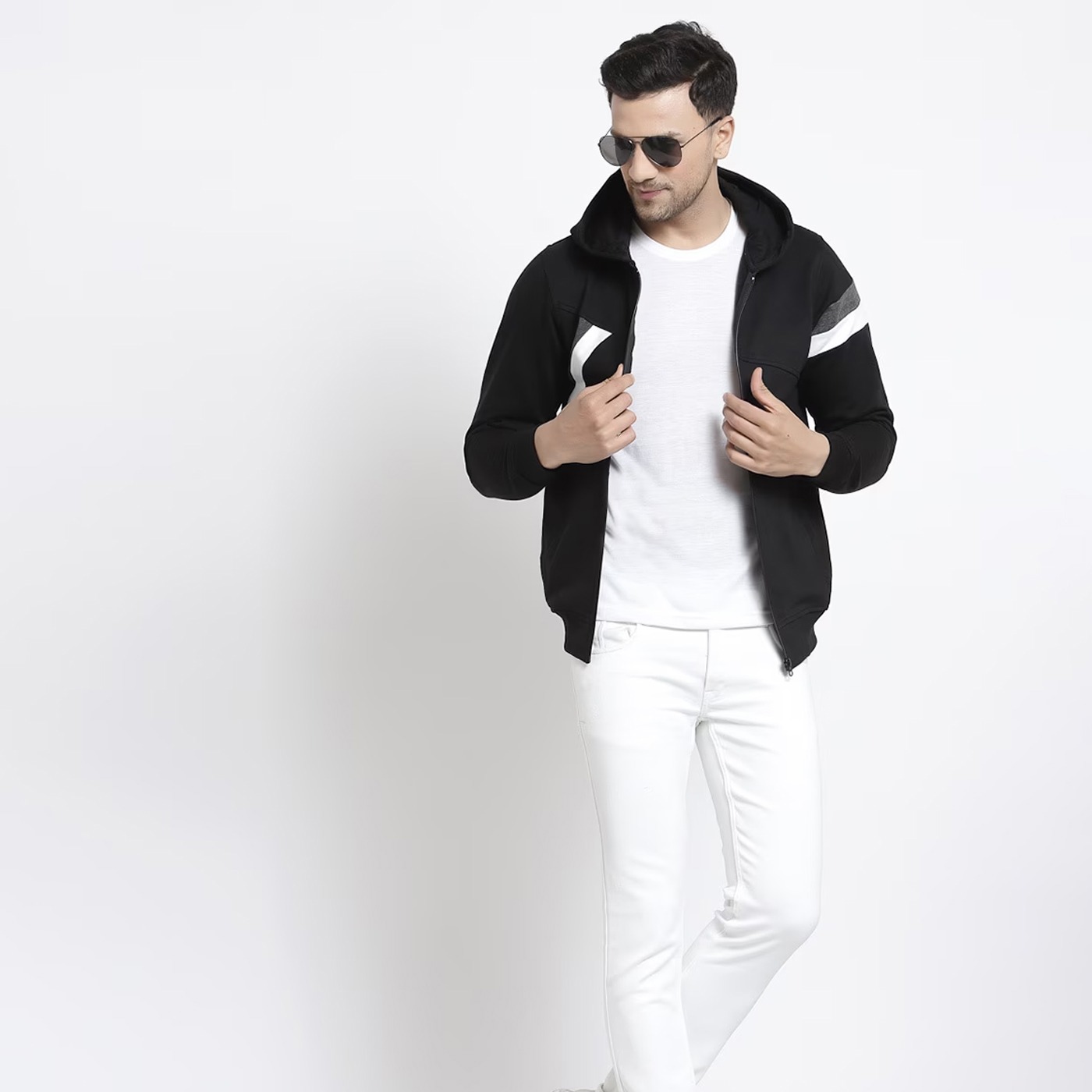 High Quality 400 GSM Heavyweight Cotton Fleece Puff Print Hoodie Street Style Custom Logo Pullover - view 4