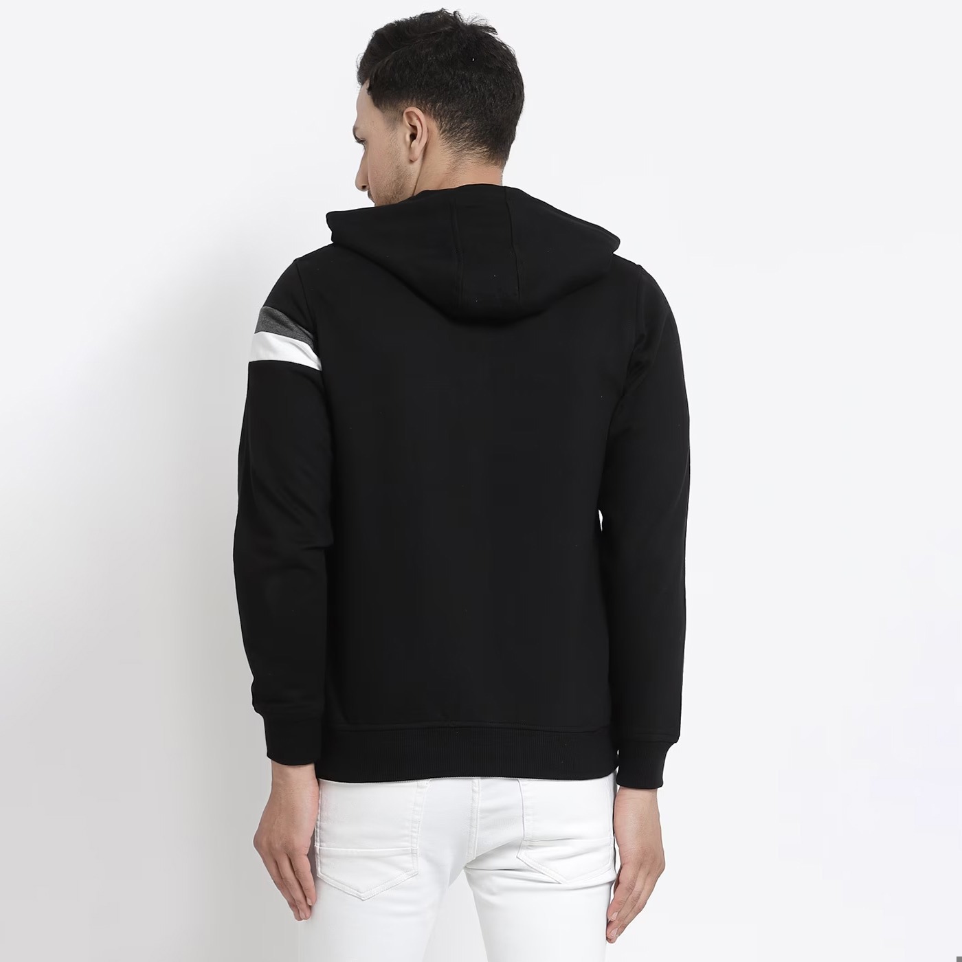 High Quality 400 GSM Heavyweight Cotton Fleece Puff Print Hoodie Street Style Custom Logo Pullover - view 5