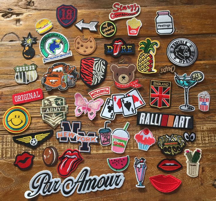 Iron-On Embroidered Patches - Embroidery Patches