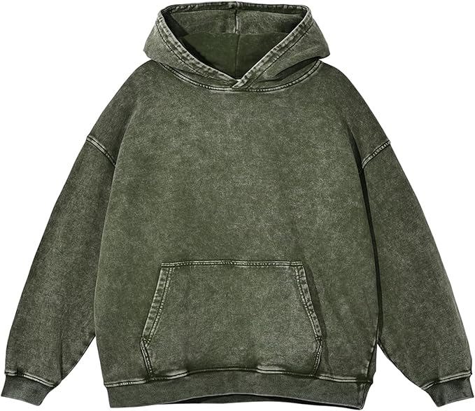 Unisex Oversized Hoodies Couples Pullover Acid Wash Hoodies Streetwear Sweatshirts