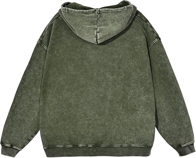 Unisex Oversized Hoodies Couples Pullover Acid Wash Hoodies Streetwear Sweatshirts - view 2