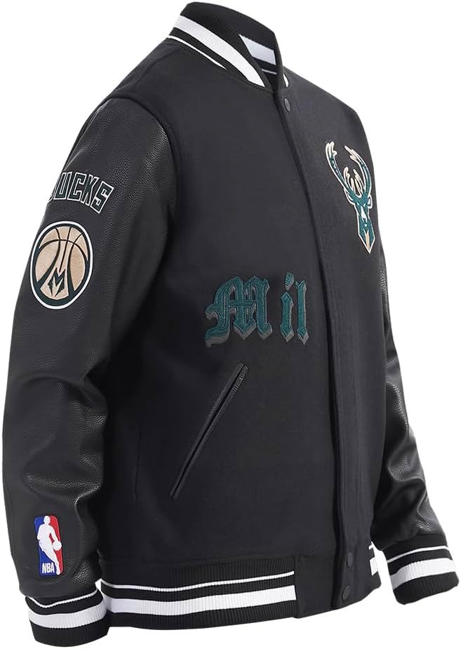 Custom Clothing Manufacturer 100% Cotton/ Polyester/woolButton University High School Varsity Jacket - view 4