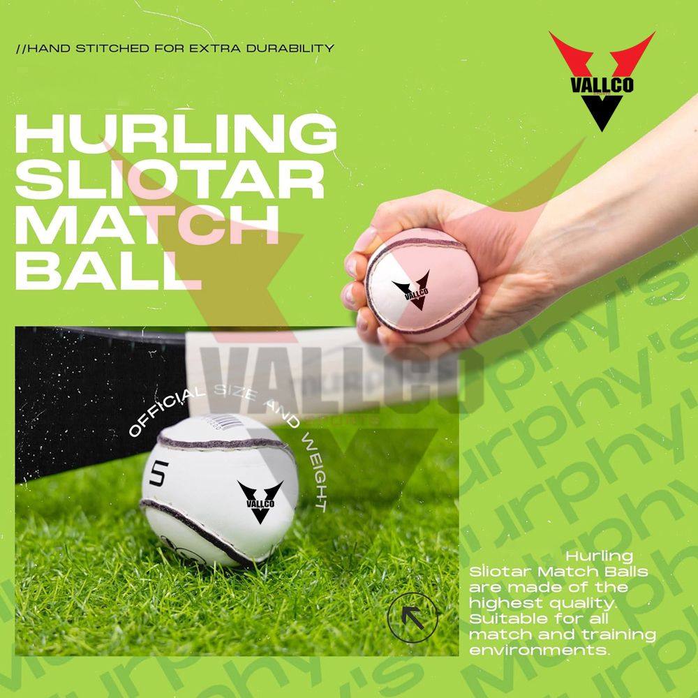 High Durability Lightweight Product Youth Practice Authentic Leather Official Match Hurling Ball  - view 5