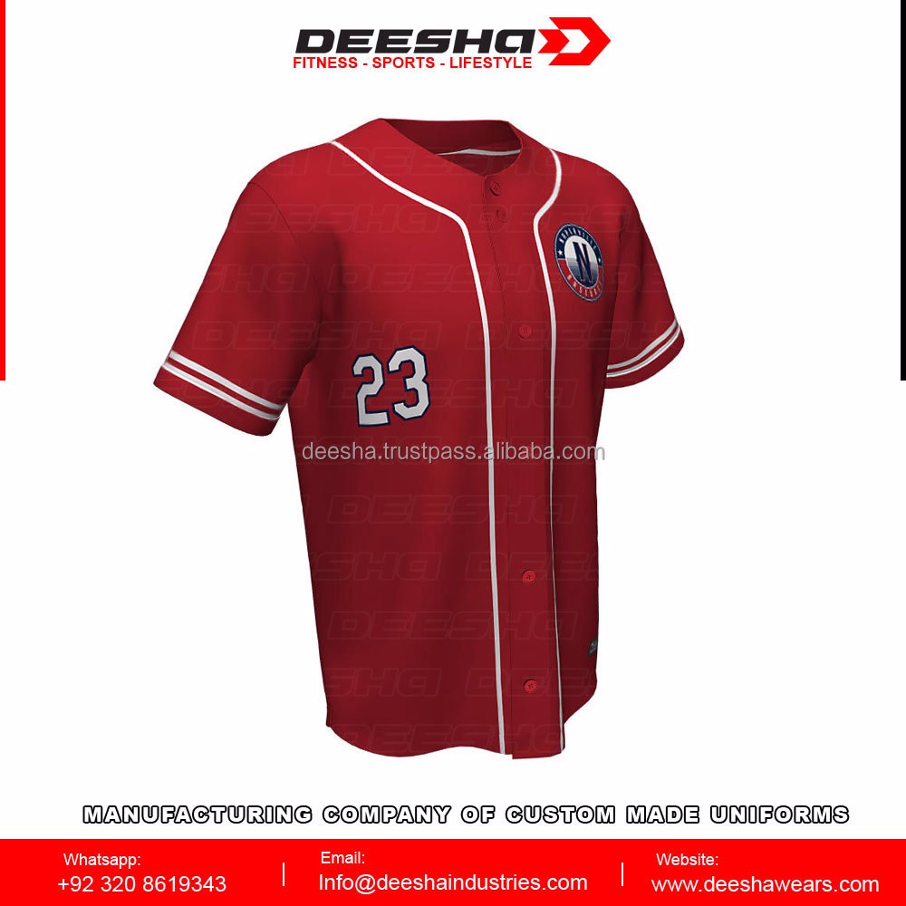 Baseball Full Button Boost Jerseys - view 2