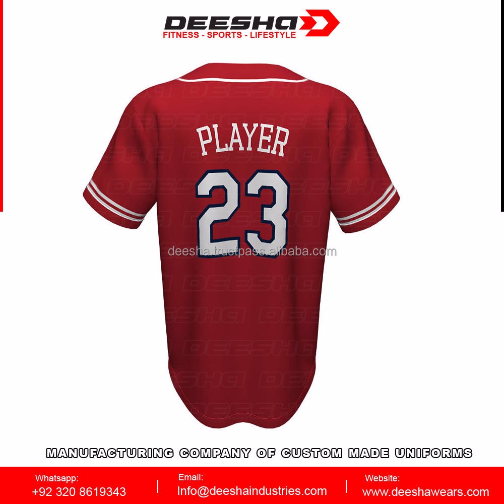 Baseball Full Button Boost Jerseys - view 3