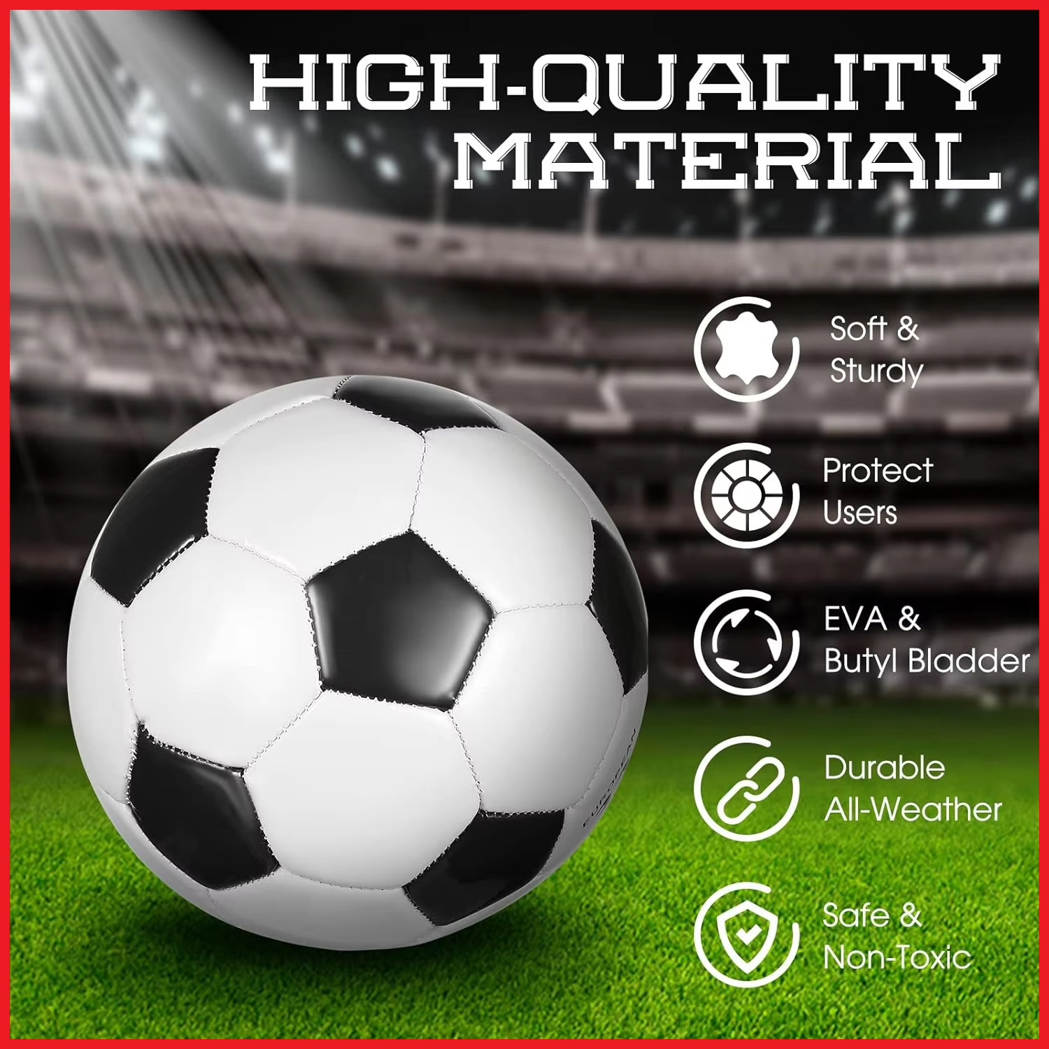 Highest Quality Indoor Thermal Bonded Durable Official Size Weight Smooth Surface Soccer Ball - view 12